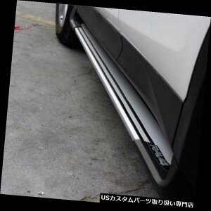 TChXebv g^RAV4 2014-2019jO{[hTChXebvNerfo[9p̐VA~tBbg NEW aluminium fit FOR Toyota RAV4 2014-2019 running board side step Nerf bar #9