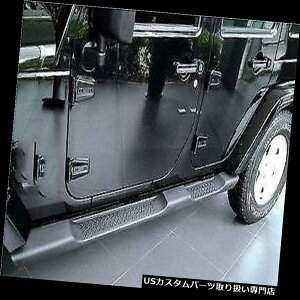 TChXebv W[vO[JK 07 + 4hAubNNerfo[gtBbgpTChXebvjO{[h Side Step Running Board For Jeep Wrangler JK 07+ 4-door black Nerf Bar Retrofit