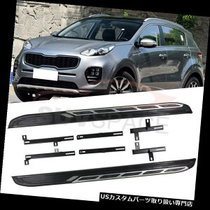 TChXebv KIA Sportage 2016 2017 2018TChXebvi[to[p̐VX^C̃jO{[htBbg New Style Running Board Fit for KIA Sportage 2016 2017 2018 Side Step Nerf Bar