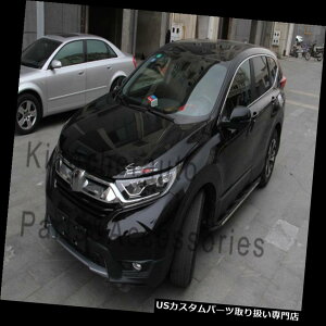 �T�C�h�X�e�b�v �z���_CRV CR-V 2017 2018 2�s�[�X�A���~�����j���O�{�[�h�T�C�h�X�e�b�v�i�[�t�o�[�p�t�B�b�g fit for HONDA CRV CR-V 2017 2018 2Pcs aluminium running board side step Nerf bar