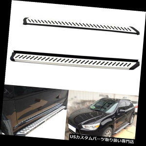 �T�C�h�X�e�b�v �O�HASX / Outlander Sport 10-16 Nerf Bar�p�̐V���������j���O�{�[�h�������Ȃ� New Running Board For Mitsubishi ASX/Outlander Sport 10-16 Nerf Bar No Drilling �y���s�A���i�z