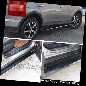TChXebv 2s[XA~tBbgpRAV4 RAV 4 2016 2017jO{[hTChXebvi[to[ 2Pcs aluminium fit for RAV4 RAV 4 2016 2017 running board side step Nerf bar