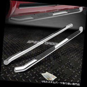 �T�C�h�X�e�b�v 15-17�R�����h/ CANYO N EXT CAB�N����3 �T�C�h�X�e�b�v�����o�[�����j���O�{�[�h FOR 15-17 COLORADO/CANYON EXT CAB CHROME 3 SIDE STEP NERF BAR RUNNING BOARD �y���s�A���i�z