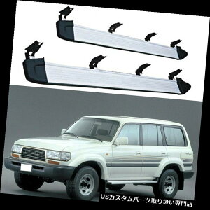TChXebv g^hN[U[1989-98pJ[TChXebvjO{[hNerfo[Xebv{[h For Toyota Land Cruiser 1989-98 Car Side Step Running Board Nerf Bar Step Board