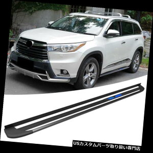 TChXebv g^nC_[N[K[2014-2018jO{[hNerfo[p̐VTChXebvtBbg New Side Step Fit for Toyota Highlander Kluger 2014-2018 Running Board Nerf Bar