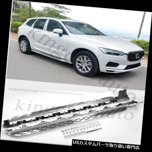 TChXebv 2̓{{XC60 XC 2018 2019TChXebvjO{[hNerfo[veN^[ɃtBbg 2Pcs fits for VOLVO XC60 XC 2018 2019 side step running board Nerf bar protector