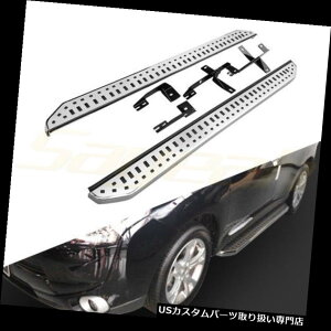 サイドステップ 三菱アウトランダー2013-2018ランニングボードNerfバーのプラットフォームサイドステップ Platform Side Step for Mitsubishi Outlander 2013-2018 Running Board Nerf Bar
