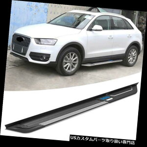 サイドステップ アウディQ3 2013-2018新しいスタイルランニングボードNerfバーのアルミサイドステップフィット Aluminium Side Step Fit For Audi Q3 2013-2018 New Style Running Board Nerf Bar