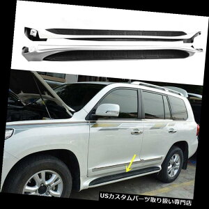 TChXebv g^hN[U[2008-15Ԃ̃TChXebvjO{[hNerfo[Xebv{[h For Toyota Land Cruiser 2008-15 Car Side Step Running Board Nerf Bar Step Board