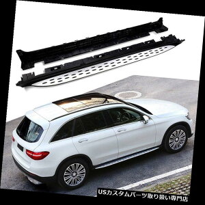 TChXebv ZfXxcGLC X 253 2016 2017jO{[hNerfo[̃A~TChXebv Aluminum Side Step for Mercedes Benz GLC X253 2016 2017 Running Board Nerf Bar