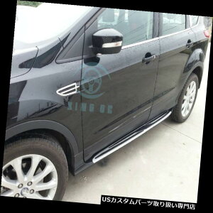 �T�C�h�X�e�b�v Ford Kuga Escape 2012-2016�T�C�h�X�e�b�v�����j���O�{�[�hNerf�o�[N�p�A���~ aluminium for Ford Kuga Escape 2012-2016 side step running board Nerf bar N �y���s�A���i�z