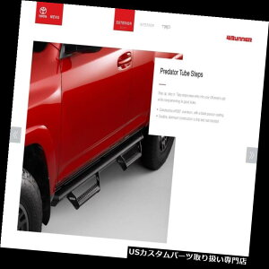 TChXebv 2017-2019 4i[vf^[Xebv`[ujO{[h{OEMiito[j 2017-2019 4Runner Predator Step Tubes Running Boards Genuine OEM (Nerf Bars)