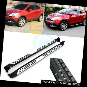 �T�C�h�X�e�b�v �r���C�b�N�A���R�[��2010-2016�N�̎Ԃ̂��߂̉��̑��ʃX�e�b�v�_�����j���O�{�[�h For Buick Encore 2010-2016 Cars Nerf Side Step Bars Running Boards No Drilling �y���s�A���i�z