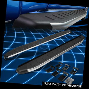 TChXebv 5.75 '2011-2017Oh`FL[p^bN/ubNjO{[hNerfXebvo[ 5.75' Metallic/Black Running Board Nerf Step Bars for 2011-2017 Grand Cherokee