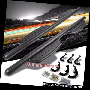 �T�C�h�X�e�b�v 07-17 15 / 25HD / 35HD Ext�L���u�p�����j���O�{�[�h3 "W�u���b�N���E���h�T�C�h�i�[�t�X�e�b�v�o�[ 3"W Black Round Side Nerf Step Bars Running Board For 07-17 15/25HD/35HD Ext Cab