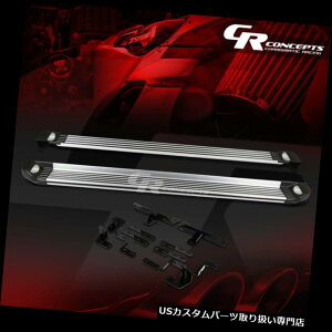 サイドステップ 5.25 "ブラシをかけられたアルミニウムランニングボードステップ直立バー+ 08-13高地用ライト 5.25"BRUSHED ALUMINUM RUNNING BOARD STEP NERF BAR+LIGHT FOR 08-13 HIGHLANDER