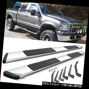 サイドステップ フィット02-08ダッジラムクルーキャブ82インチラグジュアリーOEスタイルランニングボードクローム Fits 02-08 Dodge Ram Crew Cab 82inch Luxury OE Style Running Boards Chrome