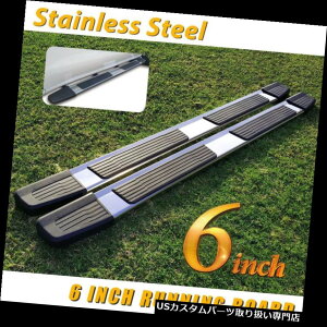 TChXebv 2019NVo[h/VA[ raN[Lu6 "N[TChXebvjO{[hNerfo[S For 2019 Silverado/Sierra Crew Cab 6" Chrome Side Step Running Board Nerf Bar S