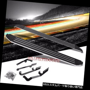 �T�C�h�X�e�b�v 6 "W�}�b�g�u���b�N�A���~�����j���O�{�[�h�{���g�I���T�C�h�X�e�b�v�o�[13?17�T���^�t�F 6"W Matte Black Aluminum Running Board Bolt-ON Side Step Bar For 13-17 Santa Fe