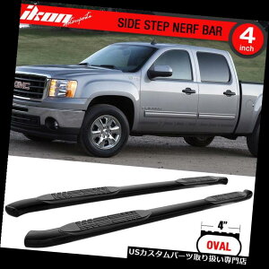 TChXebv 01-18 SILVERADO 1500 2500 3500 HDN[Lu4C`J[uito[TChXebvɃtBbg Fits 01-18 SILVERADO 1500 2500 3500 HD Crew Cab 4Inch Curved Nerf Bar Side Steps