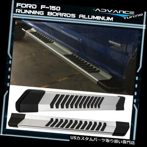 TChXebv 15-17 F-150M[Lu6 "A~N[jO{[hpito[ For 15-17 F-150 Regular Cab 6" Aluminum Glossy Chrome Running Boards Nerf Bars