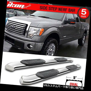 �T�C�h�X�e�b�v 09-14 F150�g���L���u5�C���`SS�X�e�����X�|�T�C�h�X�e�b�v�����j���O�{�[�h Fits 09-14 F150 Extended Cab 5In SS Stainless Steel Side Steps Running Boards �y���s�A���i�z