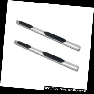 TChXebv GSP 4 "XeXN[TChXebvito[[jO{[h06-14z_bW GSP 4" Stainless Chrome Side Step Nerf Bars Rail Running Board 06-14 Honda Ridge