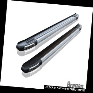 TChXebv 2014 +YGNXgCA~TChXebvo[XJ[gjO{[hubNɃtBbg悤 To Fit 2014+ Nissan X-Trail Aluminium Side Step Bars Skirts Running Boards Black