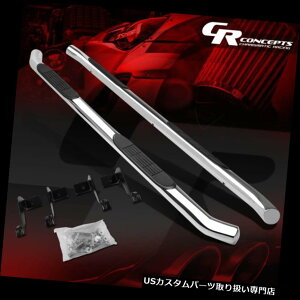 TChXebv 13-16g^RAV4 XA40̂߂̖ꂽN3 "TChXebvo[jO{[h POLISHED CHROME 3" SIDE STEP NERF BAR RUNNING BOARD FOR 13-16 TOYOTA RAV4 XA40