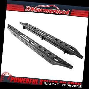 TChXebv 07-18g^ch_u/GNXeh dLu6 "i[to[TChA[}[eNX` Fits 07-18 Toyota Tundra Double/Extended Cab 6" Nerf Bars Side Armor Textured