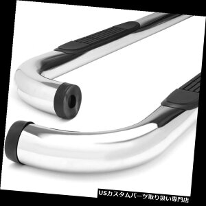 TChXebv 13-16g^RAV4 XA40̂߂3 "NEhTChXebvo[/i[to[/jO{[h 3"Chrome Round Side Step Bar/Nerf Bar/Running Board for 13-16 Toyota RAV4 XA40