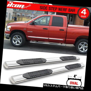 TChXebv 02-08 Ram 1500 03-09 2500 3500 4C`XeXX`[TChXebvjO{[hɃtBbg Fits 02-08 Ram 1500 03-09 2500 3500 4In Stainless Steel Side Step Running Board