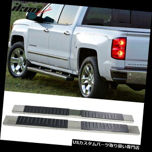 �T�C�h�X�e�b�v 07-19�V�{���[�V���o���[�h�V�G��1500 Ext Cab 5�C���`�T�C�h�X�e�b�v�����j���O�{�[�h�ɓK�� Fits 07-19 Chevy Silverado Sierra 1500 Ext Cab 5inch Side Steps Running Boards �y���s�A���i�z