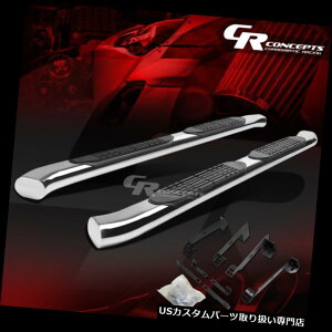 TChXebv Vo[4C`02-09 DODGE RAMNbhN[CABpI[oXebvNERFo[jO{[hLbg SILVER 4" OVAL STEP NERF BAR RUNNING BOARD KIT FOR 02-09 DODGE RAM QUAD CREW CAB