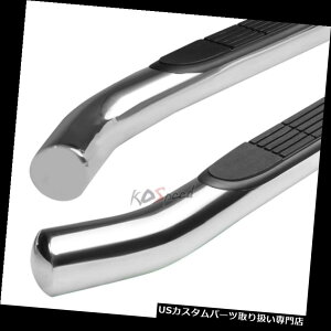 TChXebv 3 "N[Eh{gITChXebvo[jO{[hA09-17go[X/ GMCAJfBAp 3"Chrome Round Bolt-on Side Step Bar Running Board for 09-17 Traverse/GMC Acadia
