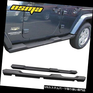 TChXebv 07-17W[vO[JKA~ebhjO{[hTChXebvi[to[O[OEp For 07-17 Jeep Wrangler JK Unlimited Running Board Side Step Nerf Bars Grey OE