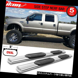 TChXebv 99-16 F250 F350 F450N[Lu5C`XeXX`[TChXebvjO{[hɓK Fits 99-16 F250 F350 F450 Crew Cab 5In Stainless Steel Side Steps Running Boards