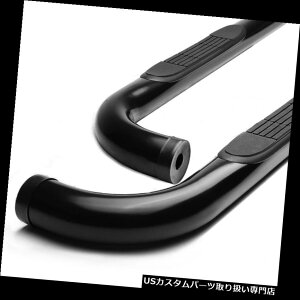 TChXebv 3 "13-16g^RAV4 XA40̂߂̍~`̃TChXebvo[/i[to[/jO{[h 3"Black Round Side Step Bar/Nerf Bar/Running Board for 13-16 Toyota RAV4 XA40