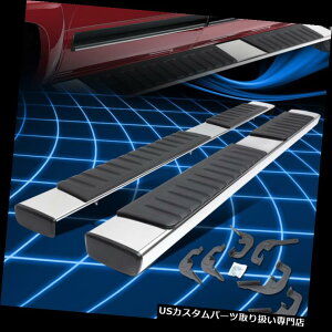 TChXebv 7-18 Silverado / Sierp6C`N[jO{[hXebvo[ ra Ext Cab+E 6"Chrome Running Board Step Bar For 07-18 Silverado/Sierra Ext Cab Left+Right