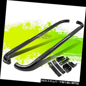 �T�C�h�X�e�b�v 00-17 SIERRA CREW CAB�p�핢�{���g�I��3�C���`�T�C�h�X�e�b�v�o�[/���[�������j���O�{�[�h COATED BOLT-ON 3"SIDE STEP NERF BAR/RAIL RUNNING BOARD FOR 00-17 SIERRA CREW CAB