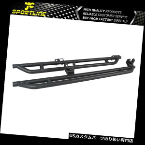 TChXebv 07-18O[JK 4 DOORIt[hTChXebvTChA[}[ubN Fits 07-18 Wrangler JK 4 DOOR Off Road Side Steps Side Armor Black