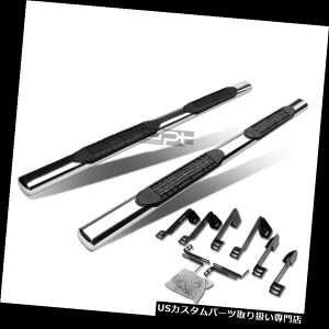 TChXebv 01-16V{[Vo[hN[4 "I[oN[TChXebvito[jO{[hɃtBbg Fit 01-16 Chevy Silverado Crew 4" Oval Chrome Side Step Nerf Bar Running Board