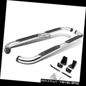 TChXebv 00-04_bW_R^Nbh/ Ext Cab Chrome 3 "TChXebvi[to[jO{[hɃtBbg Fit 00-04 Dodge Dakota Quad/Ext Cab Chrome 3" Side Step Nerf Bar Running Board