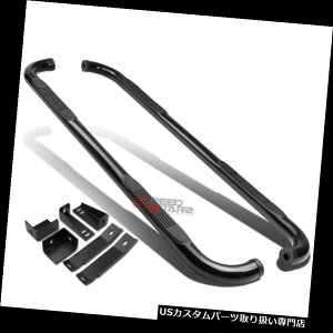 TChXebv 00-17 SILVERADON[CAB 3 "ubNEhTChAVXgXebvo[jO{[h FOR 00-17 SILVERADO CREW CAB 3"BLACK ROUND SIDE ASSIST STEP BAR RUNNING BOARD