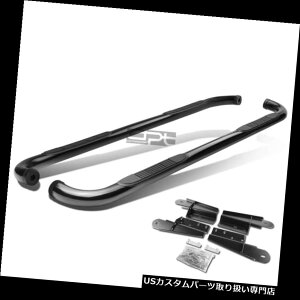 �T�C�h�X�e�b�v �t�B�b�g04-08�t�H�[�hF150 Ext /�X�[�p�[�L���u4Dr�u���b�N3 �T�C�h�X�e�b�v�i�[�u�o�[�����j���O�{�[�h Fit 04-08 Ford F150 Ext/Super Cab 4Dr Black 3 Side Step Nerf Bar Running Board �y���s�A��