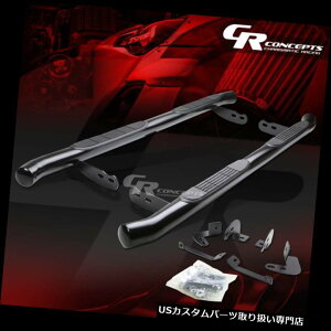 TChXebv 01-07g^nC_[/ 06NTXRX330̂߂3 "ubNXebvNERFo[jO{[h 3" BLACK STEP NERF BAR RUNNING BOARD FOR 01-07 TOYOTA HIGHLANDER/06 LEXUS RX330