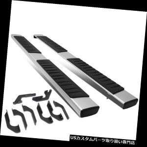 TChXebv 07-18g^chN[}bNX̂߂2PCSXeX|̒Xebvo[̃jO{[h 2PCS STAINLESS STEEL NERF STEP BAR RUNNING BOARD FOR 07-18 TOYOTA TUNDRA CREWMAX