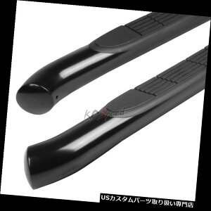 TChXebv 12-18pXt@C_[R52 SUVp3C`ubNEh{gITChXebvo[jO{[h 3"Black Round Bolt-on Side Step Bar Running Board for 12-18 Pathfinder R52 SUV