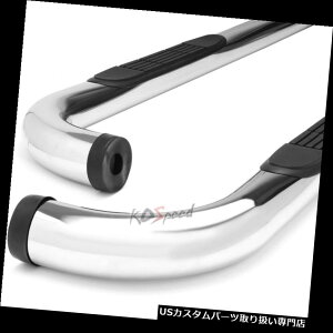 �T�C�h�X�e�b�v 98-11�t�H�[�h�����W���[Ext�L���u�p3�C���`�N���[�����E���h�{���g�I���T�C�h�X�e�b�v�o�[�����j���O�{�[�h 3"Chrome Round Bolt-on Side Step Bar Running Board for 98-11 Ford Ranger Ext Cab