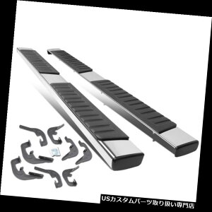TChXebv 7-18 SILVERADO / SIER RAN[CAB LH + RHpyAN6 "Xebvo[jO{[h PAIR CHROME 6"STEP BAR RUNNING BOARDS FOR 07-18 SILVERADO/SIERRA CREW CAB LH+RH
